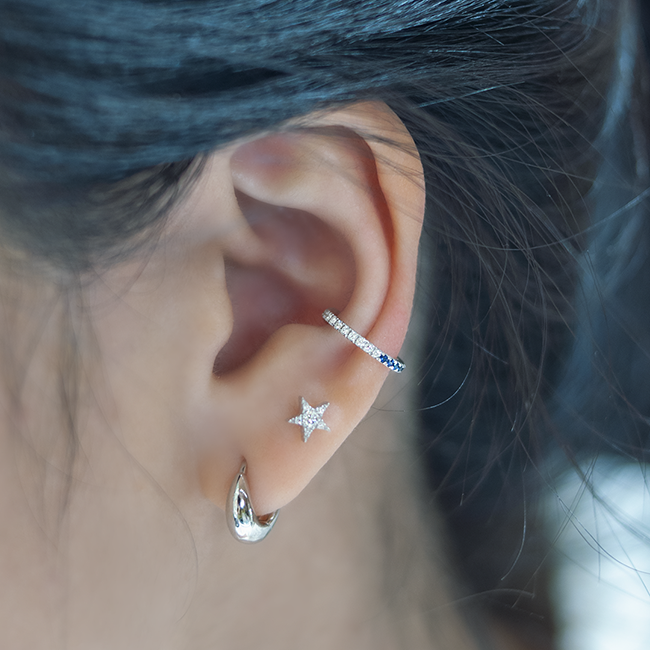 Star diamond flat back